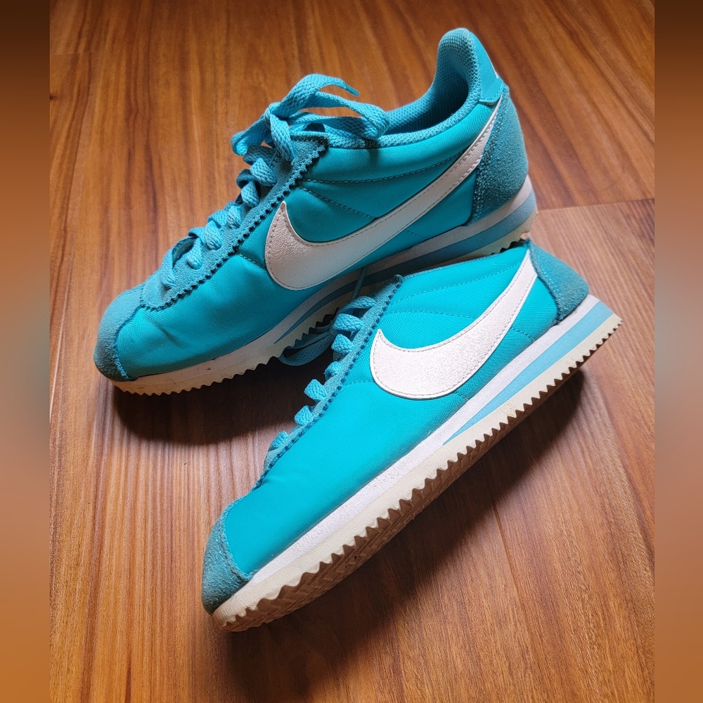 NIKE Classic Cortez Nylon teal/ gamma blue
